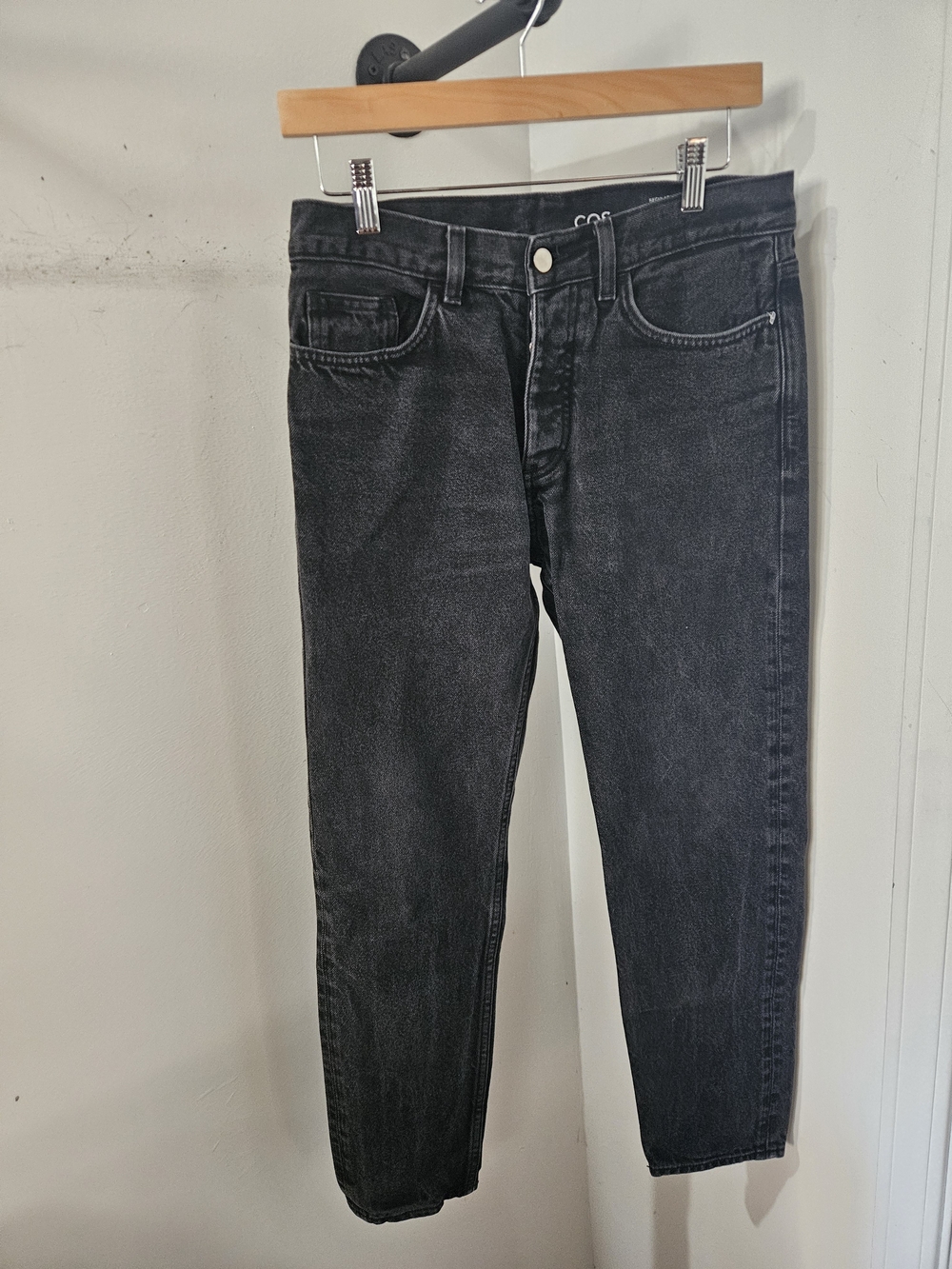 COS Button Fly Tapered Leg Jeans